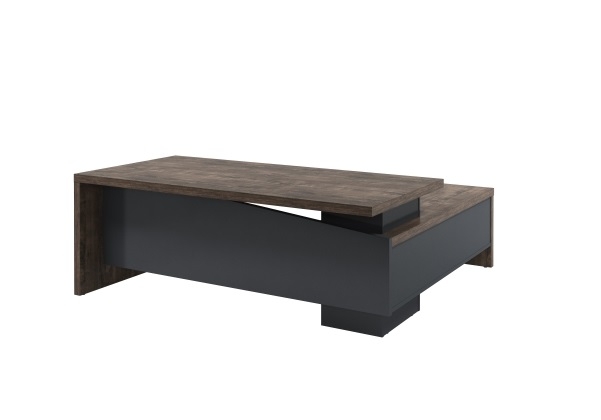 Стол письменный тумба справа Торстон Т-20.0000пр Дуб Бунратти/Антрацит