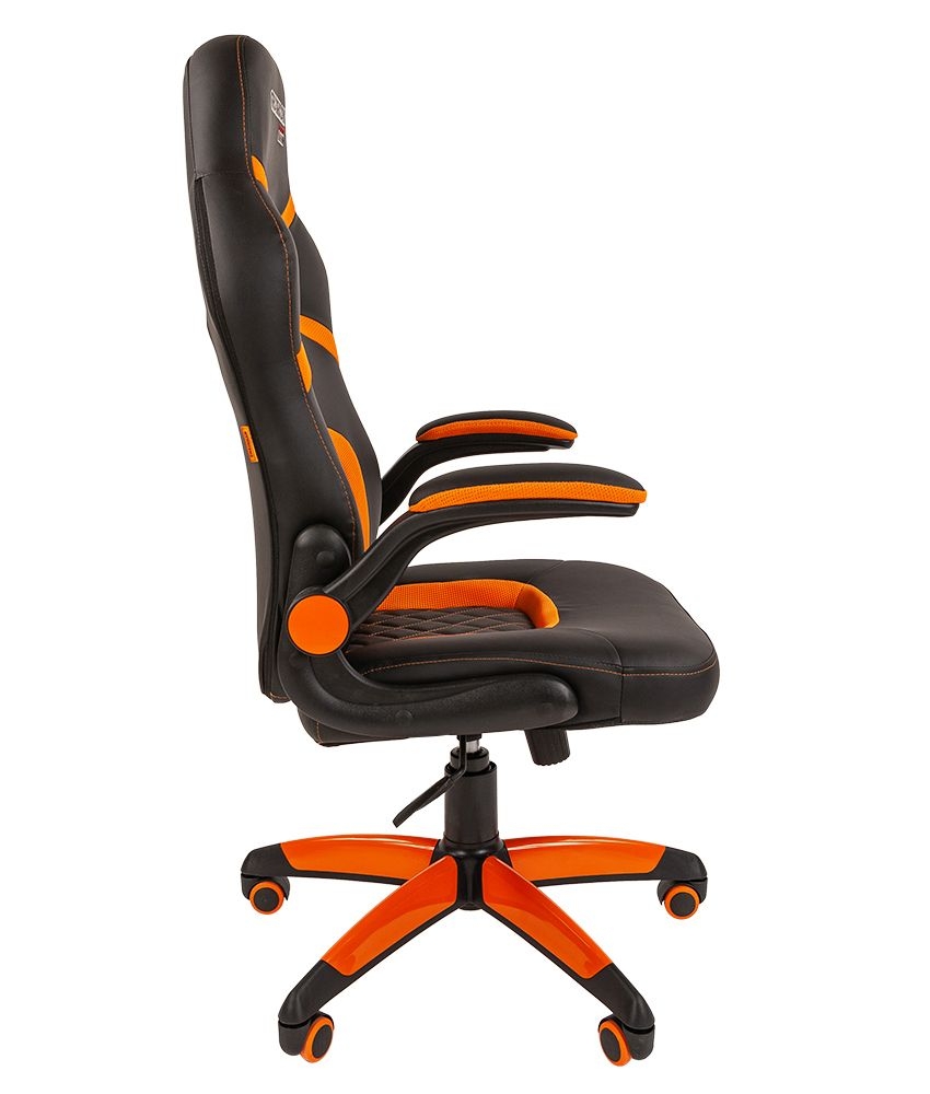 Кресло геймерское CHAIRMAN GAME 18 Черный Оранжевый