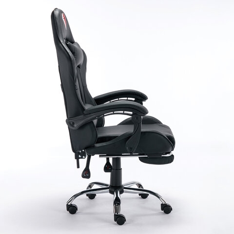 Кресло компьютерное BRABIX Dexter GM-135 подножка Черное