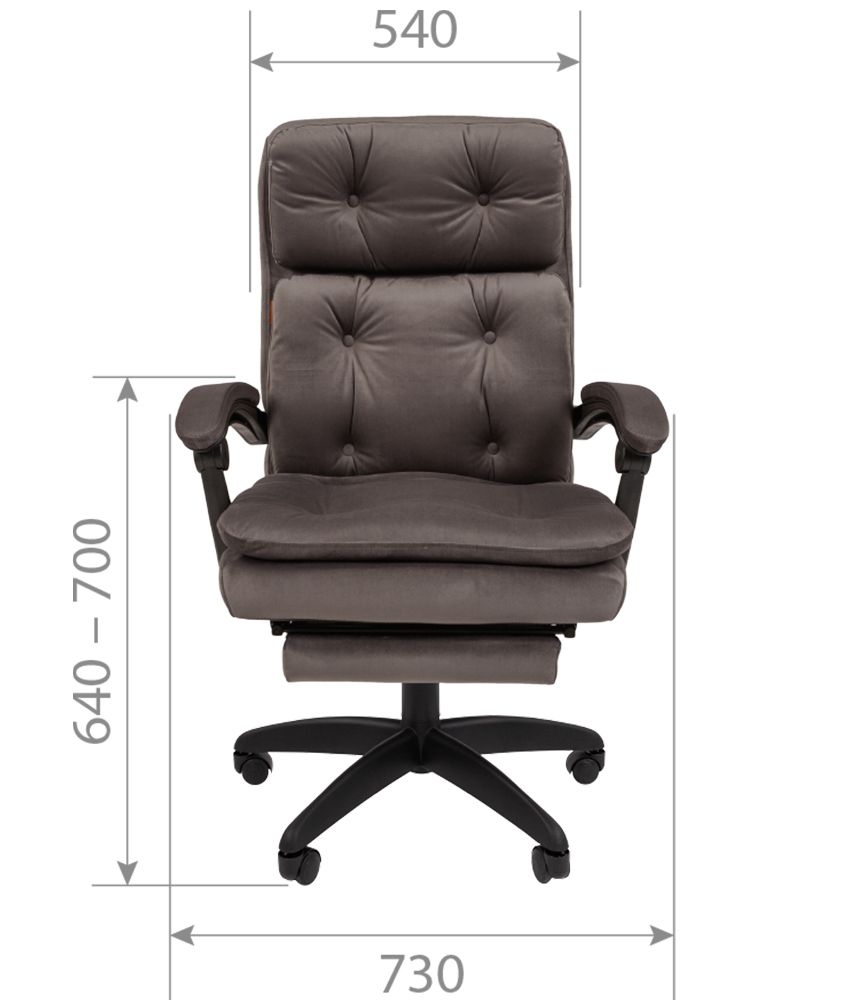 Кресло руководителя CHAIRMAN HOME 442 Темно-бежевый