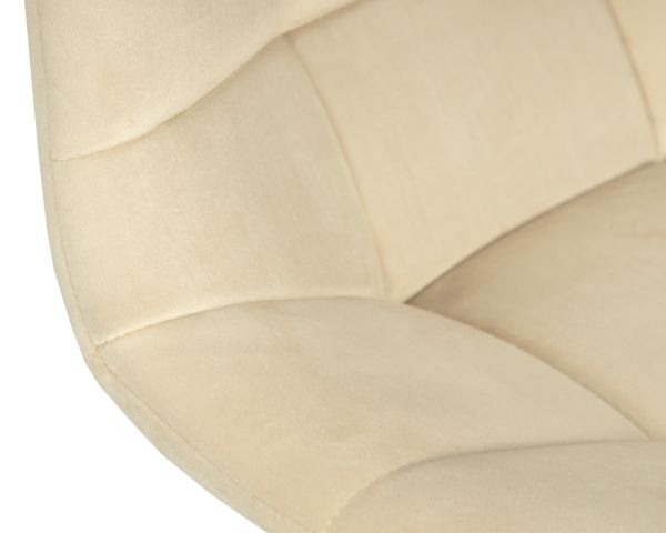 Стул барный DOBRIN TAILOR WHITE (бежевый велюр (MJ9-10)) 2 шт