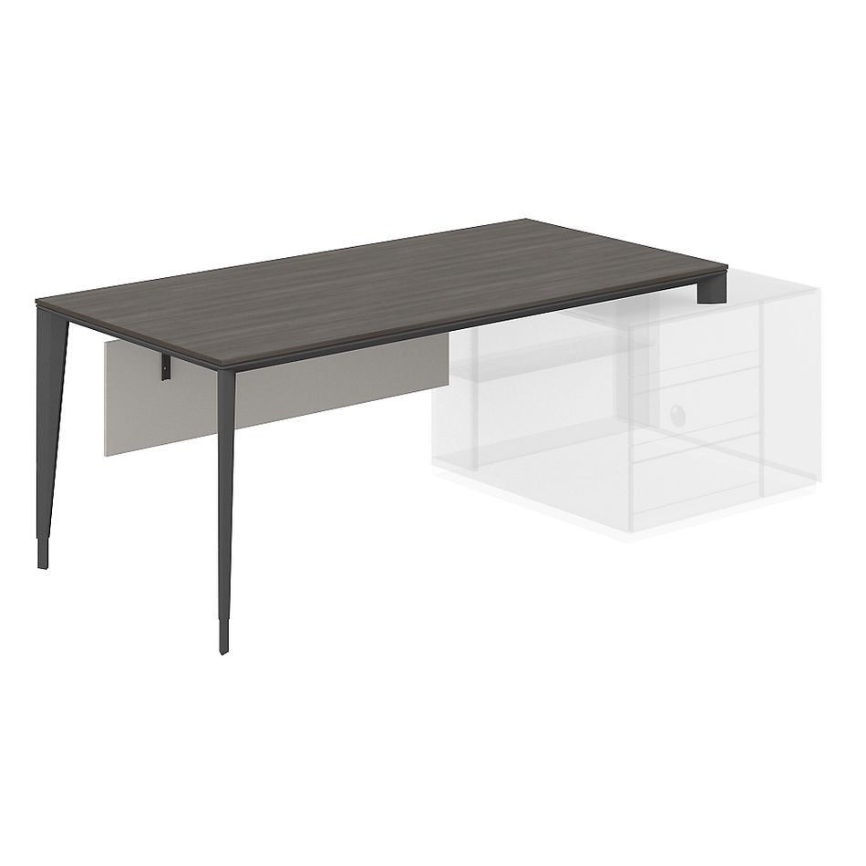 Стол под опорную тумбу 800 Atlas NZ-0106.BT.AN Бренсон Трюфель Антрацит