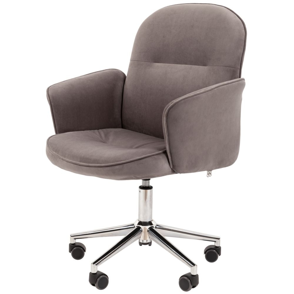 Офисное кресло CHAIRMAN ДОМ (Home) 130 велюр Серый