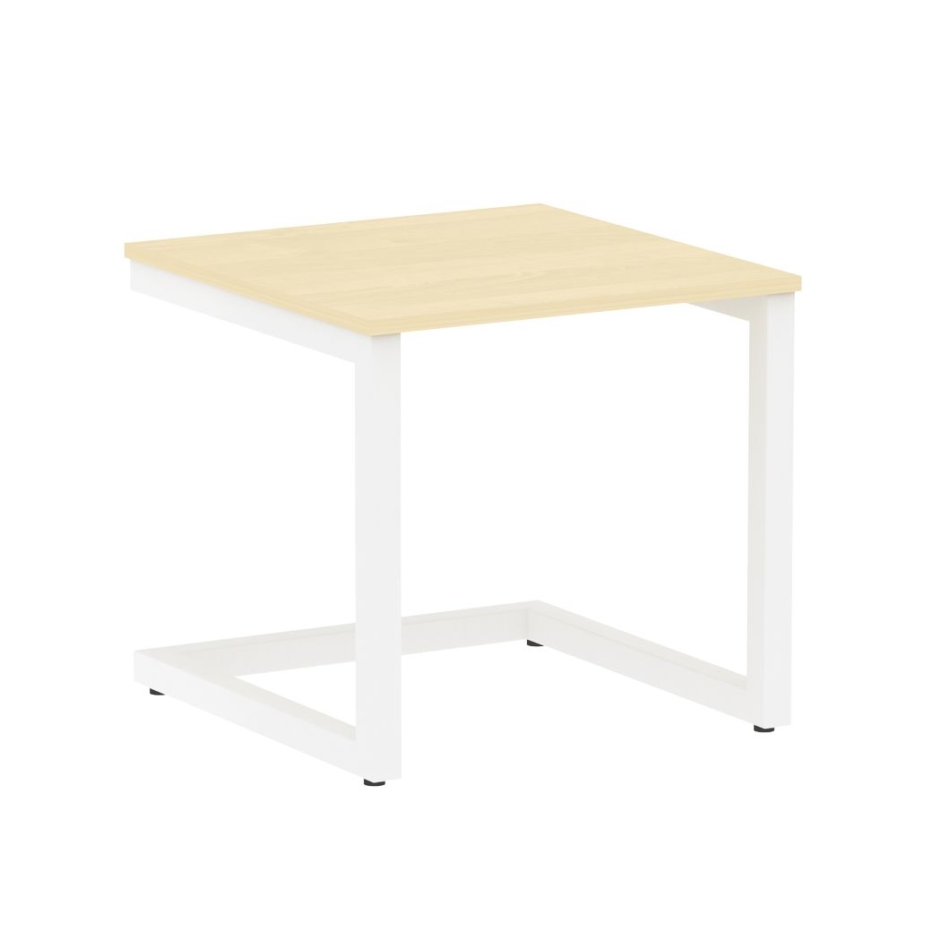 Журнальный стол HOME OFFICE VR.SP-2-58.G Клен/Белый металл