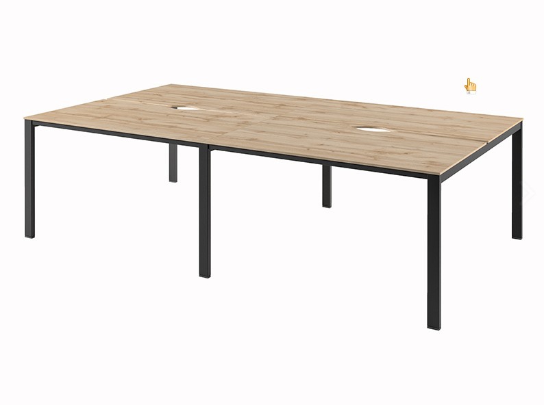 Бенч-система на 4 рабочих места Саньяна N-51 Дуб вотан