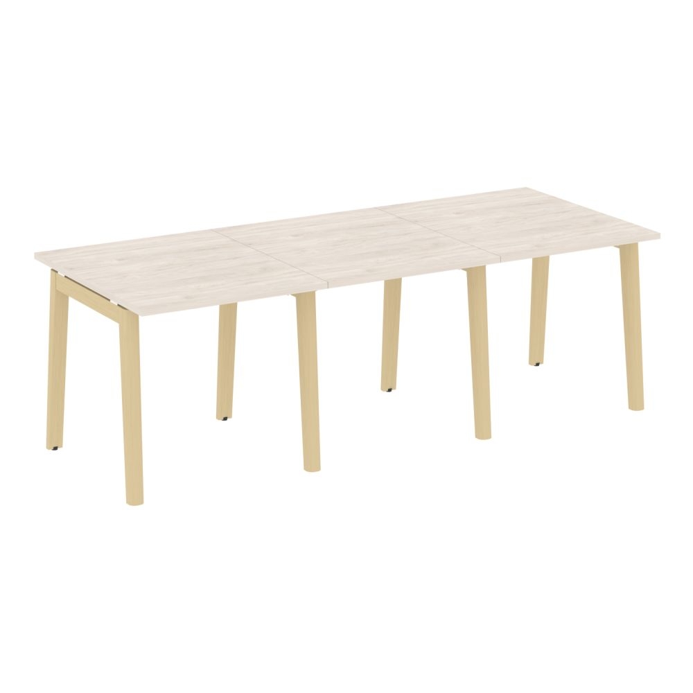 Стол переговорный (3 столешницы) ONIX WOOD OW.PRG-3.0 Денвер Светлый/Светлый