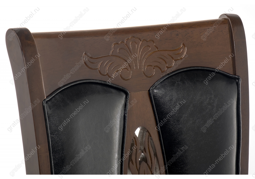 Стул деревянный Gala dirty oak / black