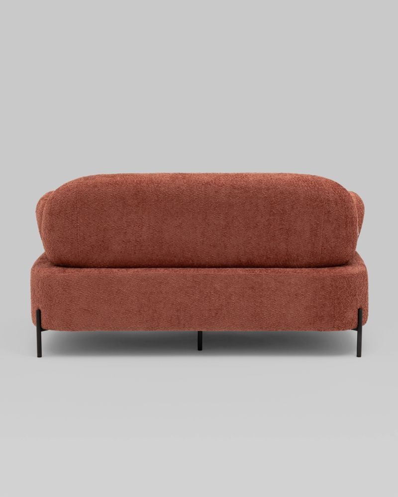 Диван Кэнди ткань букле коралловый