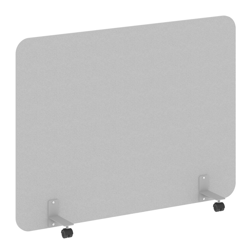 Перегородка на металлических опорах, на роликах R-line DP.R-160-120 Серый