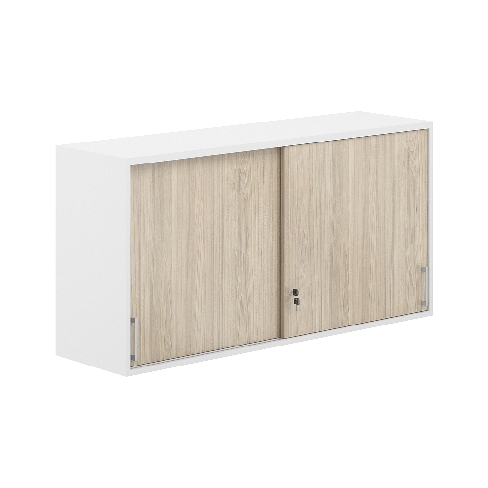 Антресоль-купе 2 ур. 1438х400х723 АГ.240.ВХ.ВХ.АР / AG.240.WH.WH.AR