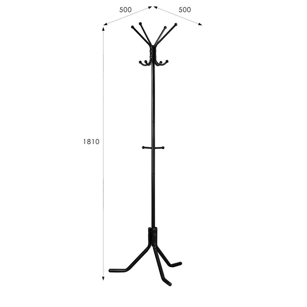Вешалка напольная Пико 3 Черный