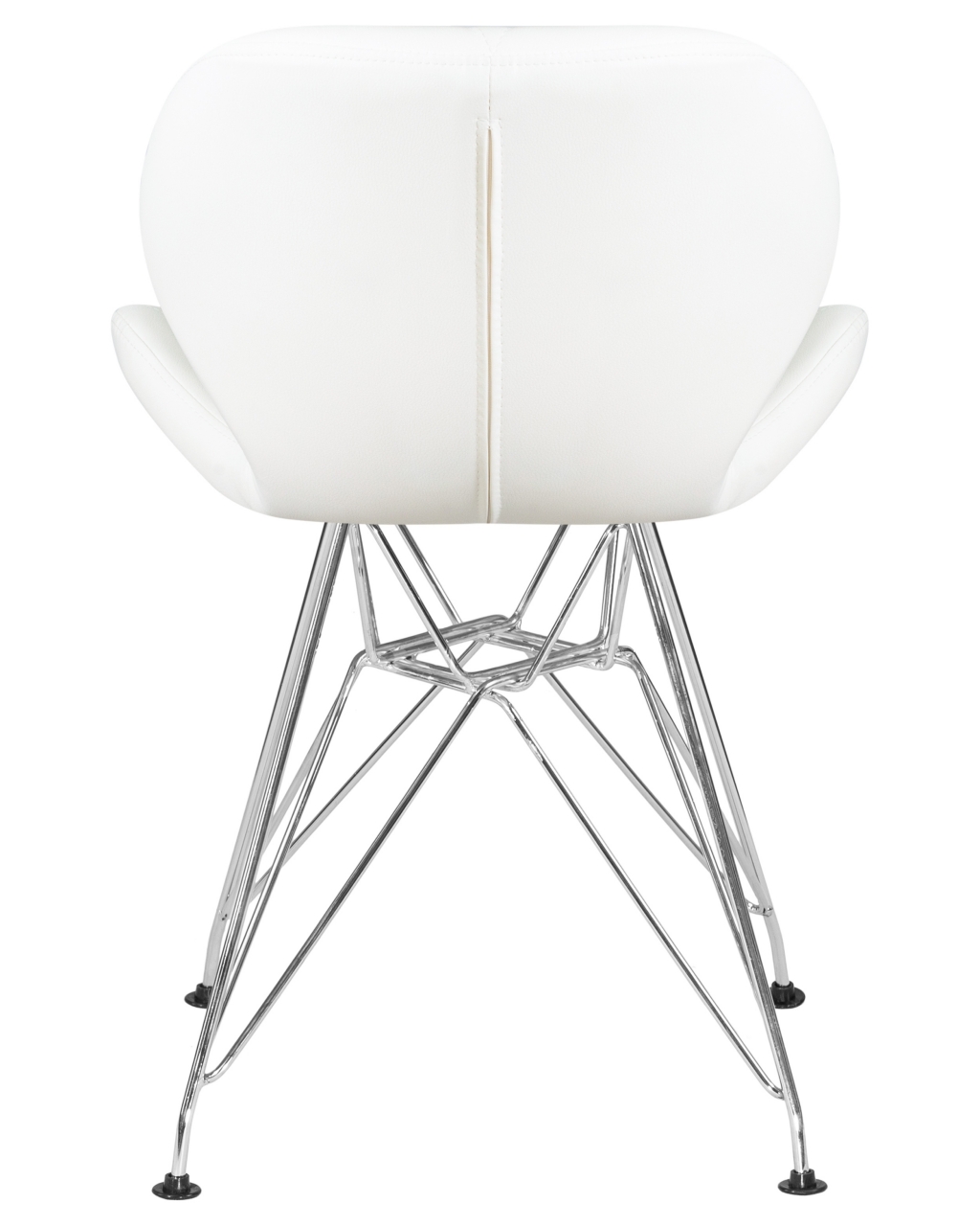 Стул обеденный DOBRIN BUTTERFLY CHROME Белый