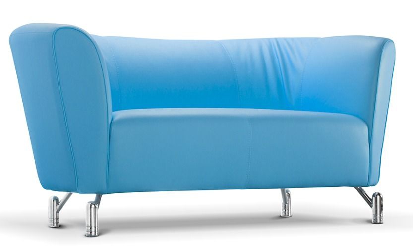 Диван двухместный Ницца 2 Ярко-голубой