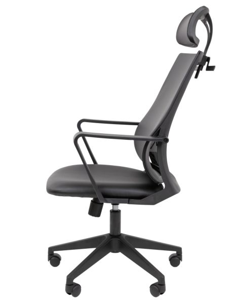 Кресло руководителя Chairman 545 экокожа Черный