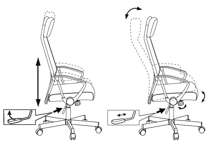 Компьютерное кресло Бюрократ T-995HOME GREY (Л)