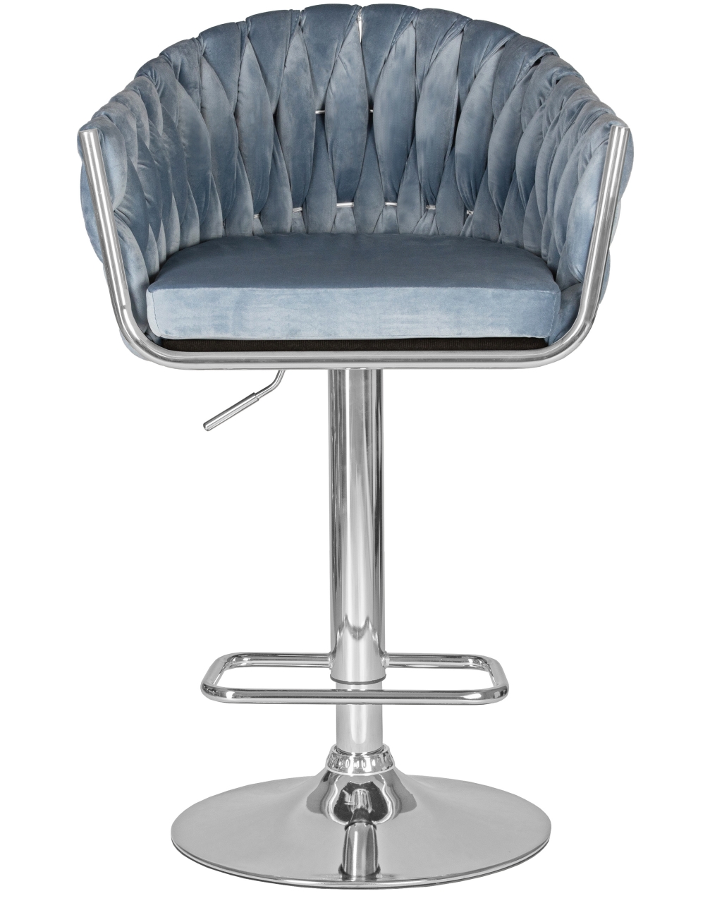 Стул барный ДОБРИН МАРCЕЛ Пудрово-голубой велюр МДЖ9-74 / DOBRIN MARCEL MJ9-74