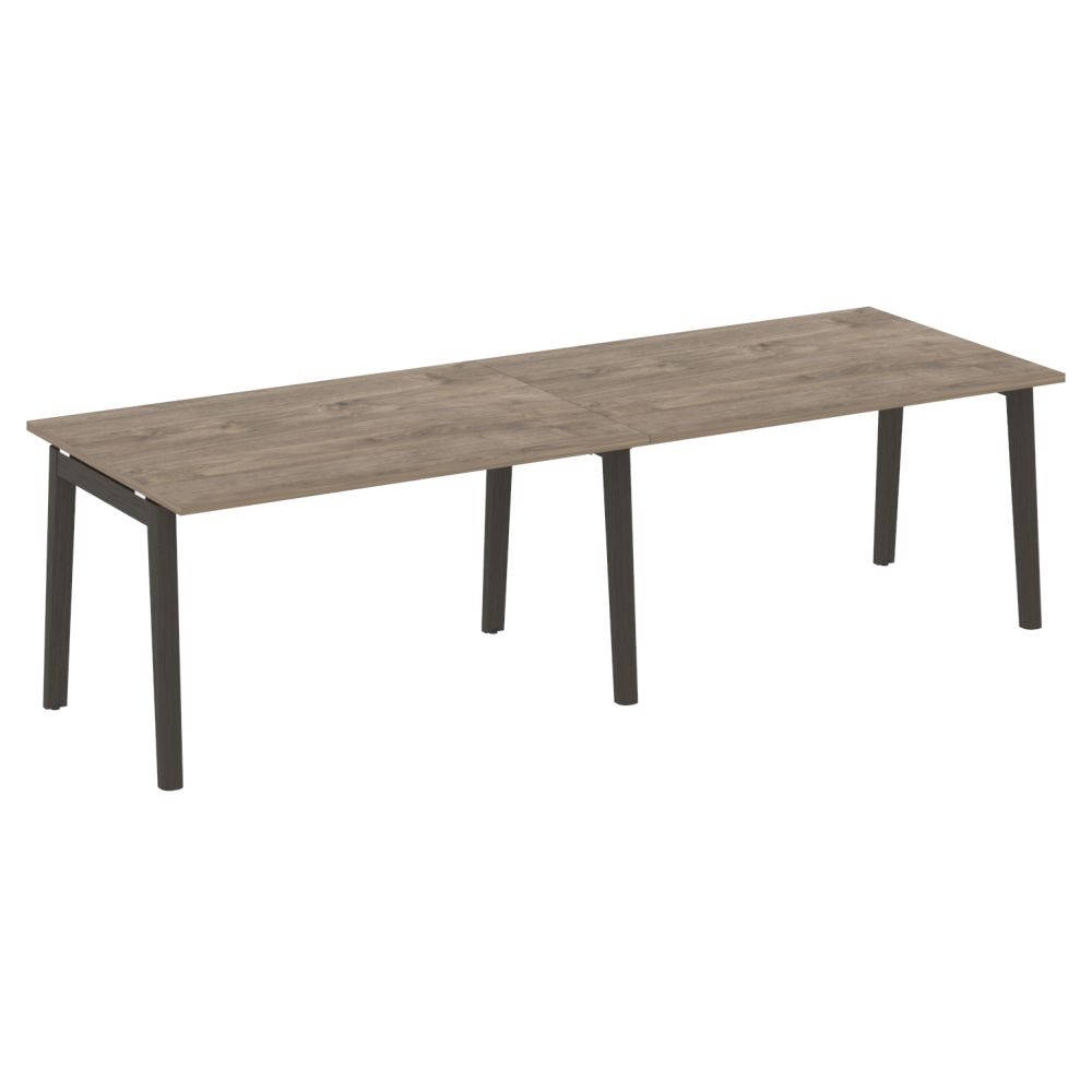 Стол переговорный (2 столешницы) ONIX WOOD OW.PRG-2.3 Тиквуд Темный/Темный