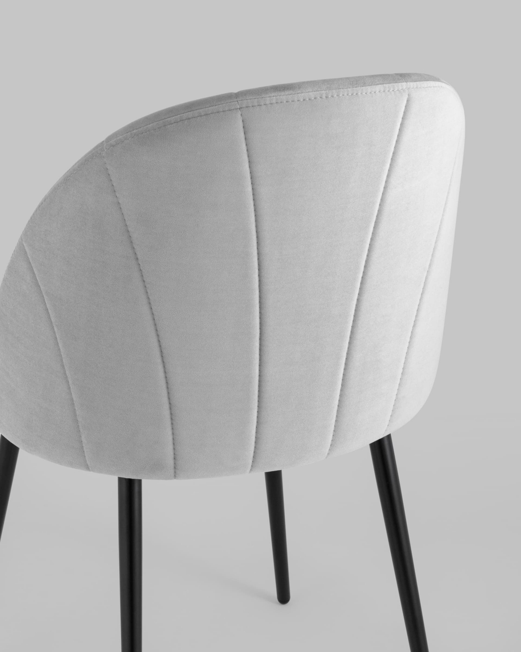 Стул для кухни Логан NEW велюр Светло-серый