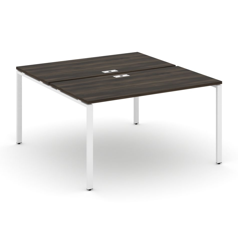 Рабочая станция двухсторонняя на 2 места CONCEPT CN.DRS-003 Дуб Мали Белый