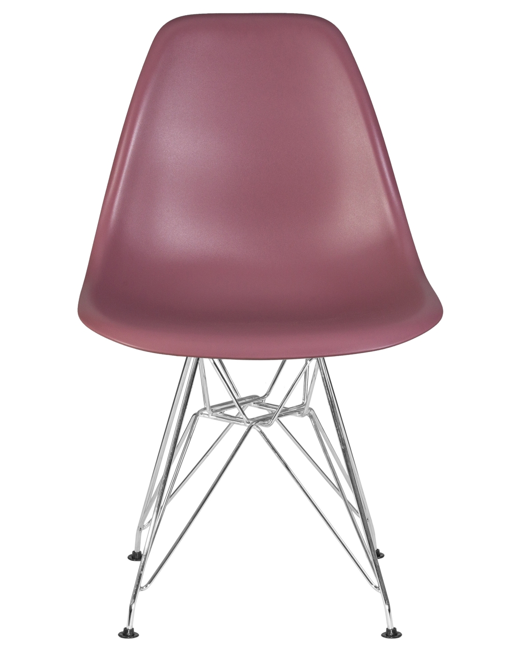 Стул обеденный DOBRIN DSR ножки хром Пыльная роза NX-P-11