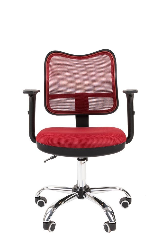 Офисное кресло для оператора CHAIRMAN 450 Chrome New Красный