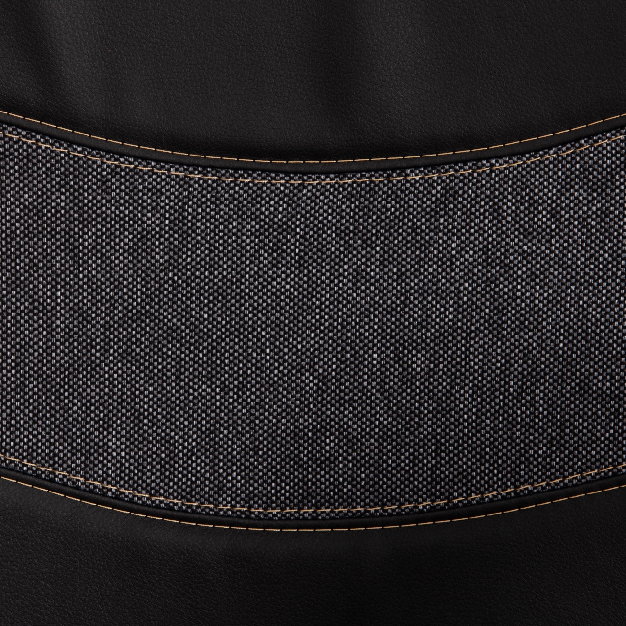 Кресло BAGGI PA кож/зам/ткань, черный/серый, 36-6/ 207