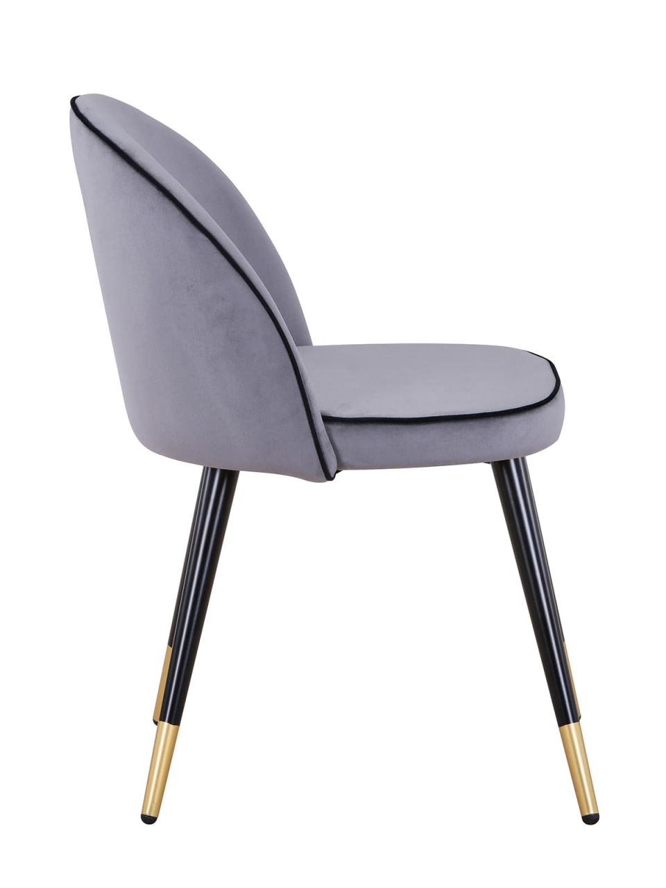 Стул Gabi LUX велюр Серый