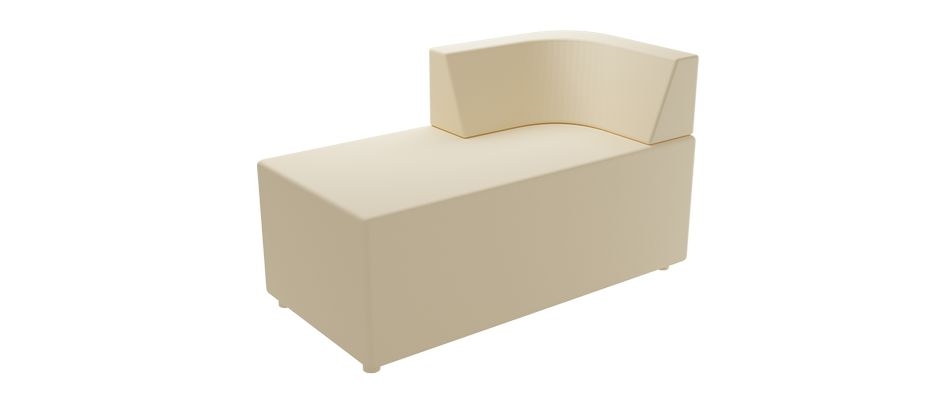 Двухместный угловой элемент (спинка радиусная) Модуль М-70/10