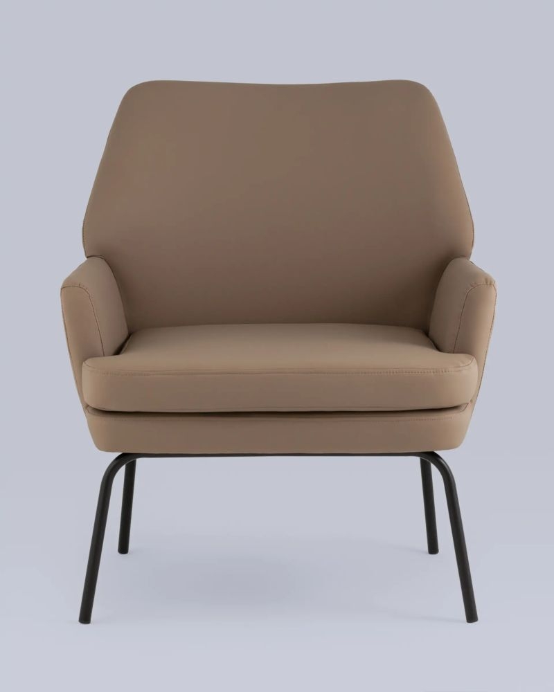 Кресло Харви экокожа Капучино