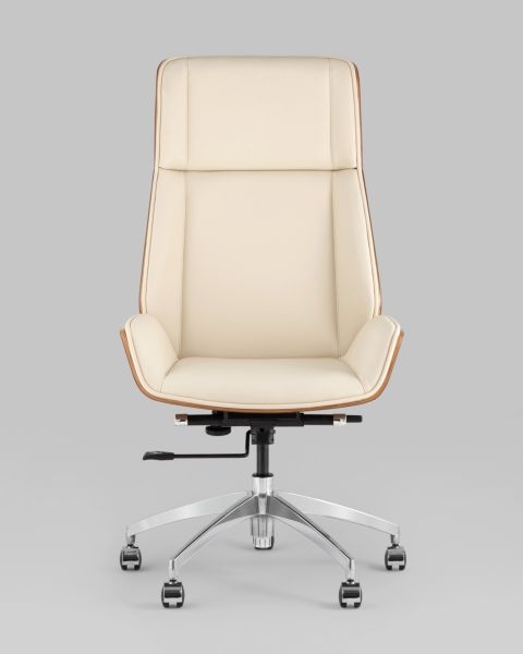 Кресло руководителя ТопЧаирс Cровн СН бежевый / TopChairs Crown SN