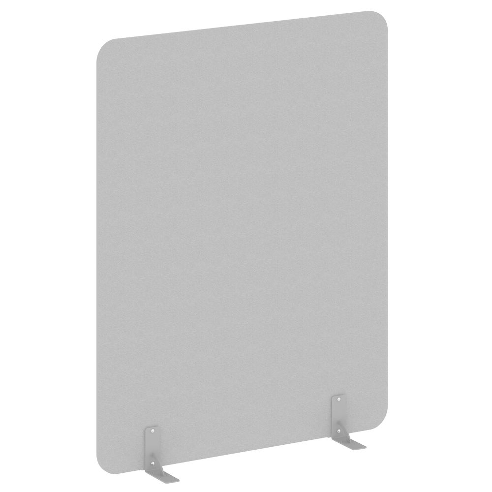 Перегородки на металлических опорах на фетровых подпятниках R-line DP.F-140-180 Серый