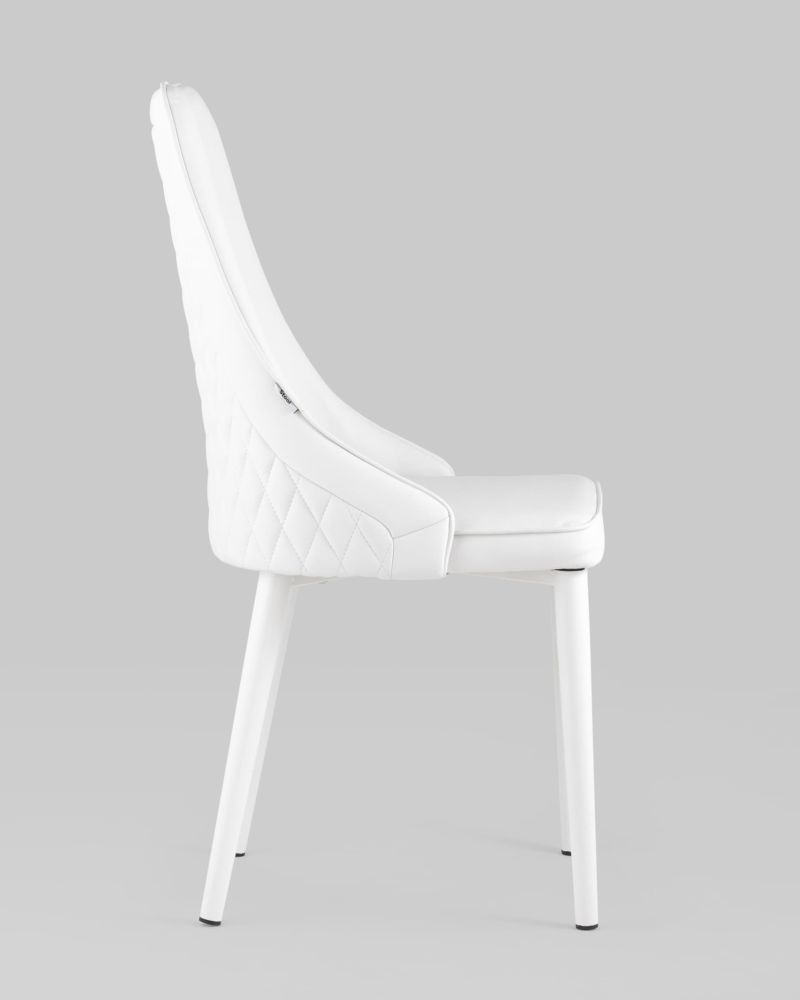 Стул Луис экокожа белые ножки Белый