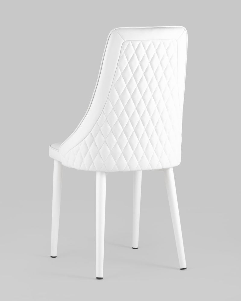 Стул Луис экокожа белые ножки Белый