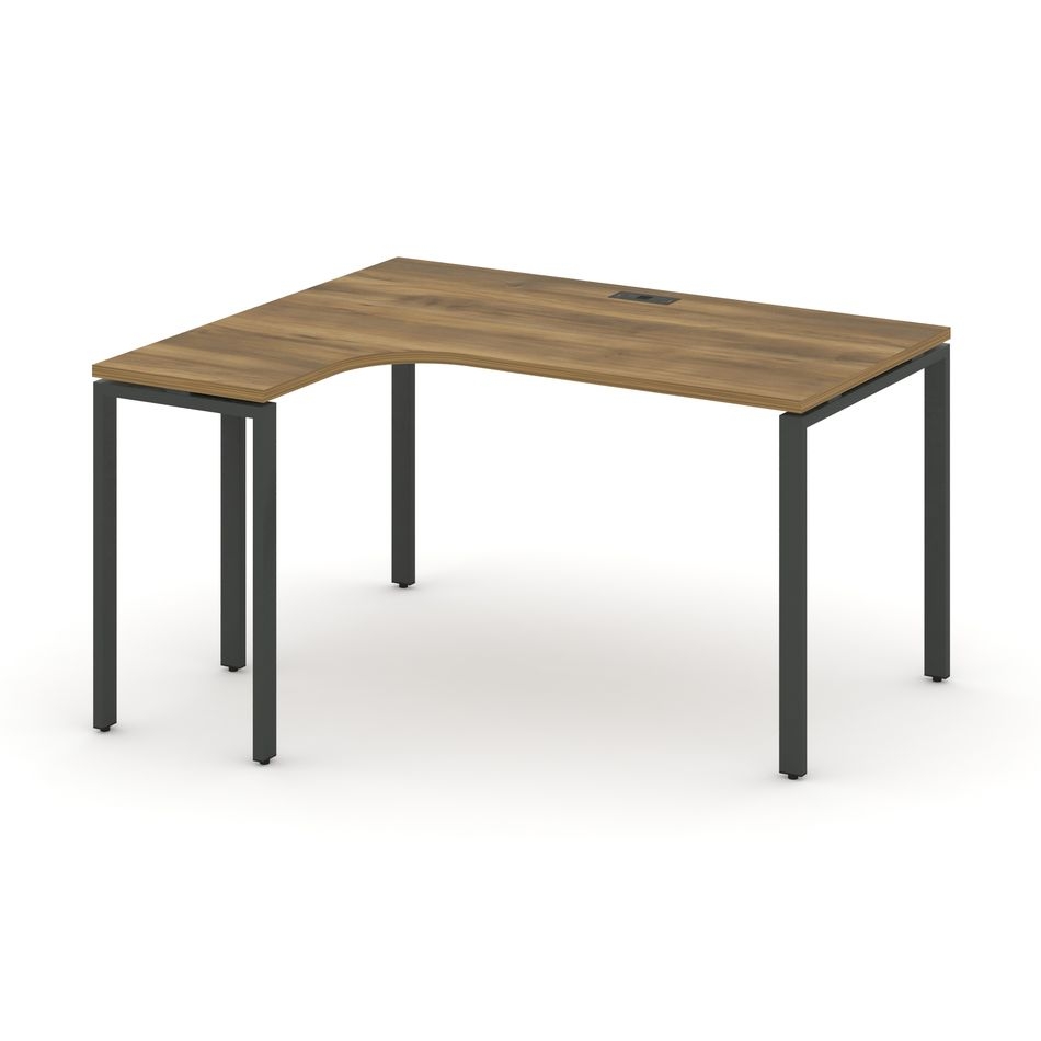 Стол эргономичный левый CONCEPT CN.OSA-002(L) Сандал Янтарный Антрацит