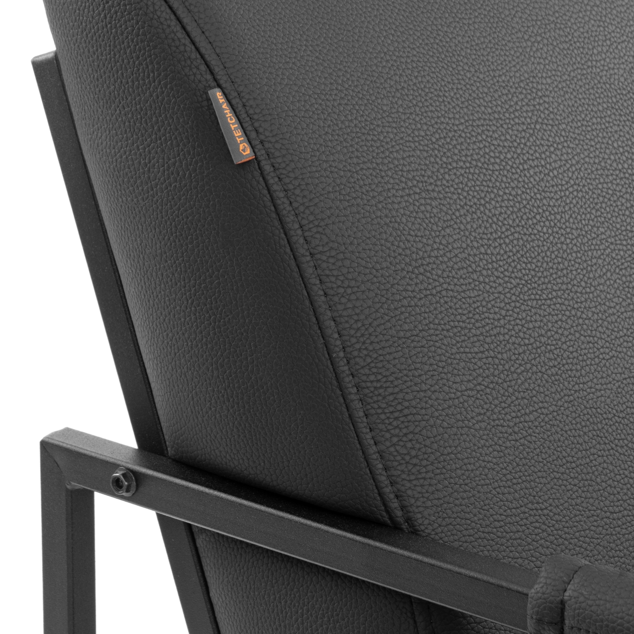 Кресло Charli LUX/Чарли Люкс экокожа , Sharp Черный, 70х80х82 см