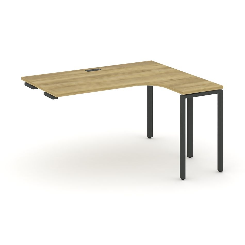 Стол-приставка к опорной тумбе/шкафу (правый) CONCEPT CN.OSAPR-005(R) Дуб Винченцо Антрацит