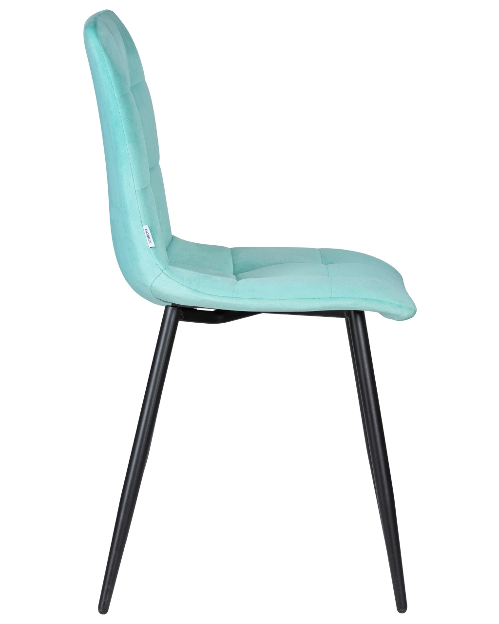 Стул обеденный DOBRIN CHILLY (Мятный Holland 50, основание черное) 4 шт