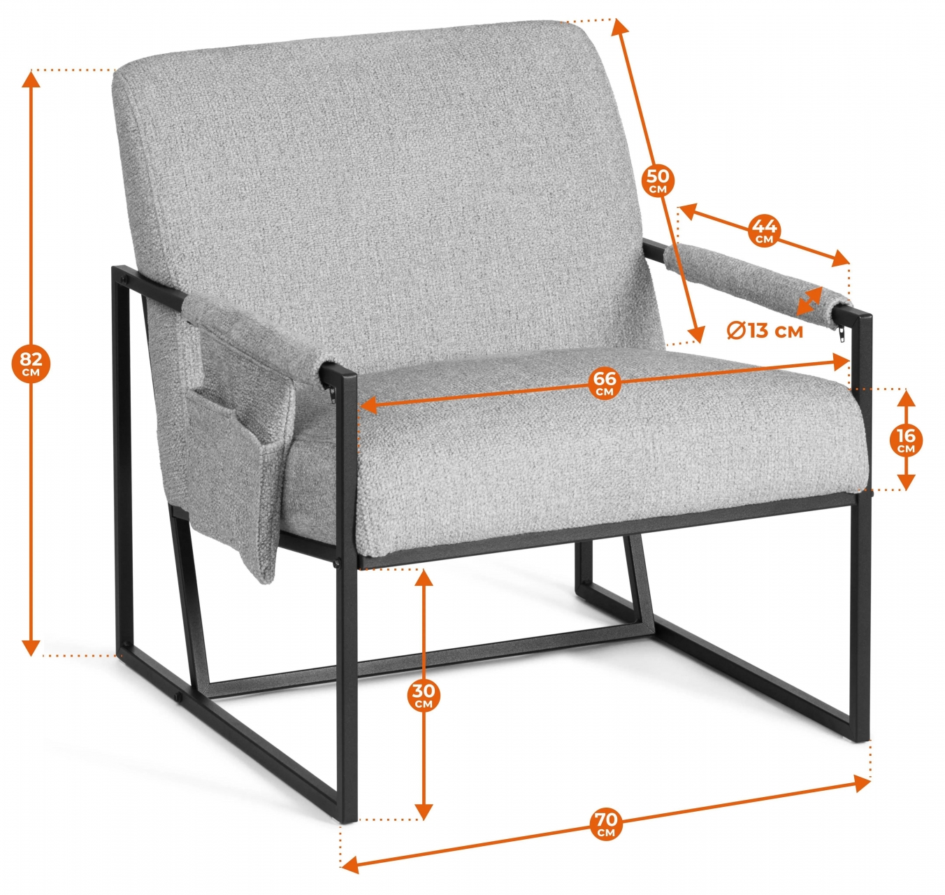 Кресло Charli LUX/Чарли Люкс экокожа , Sharp Черный, 70х80х82 см