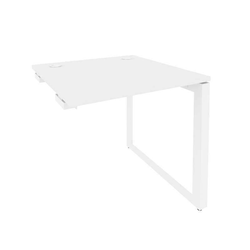 Стол-приставка на О-образном м/к к опорным элементам ONIX O.MO-SPR-0.8 Белый Бриллиант