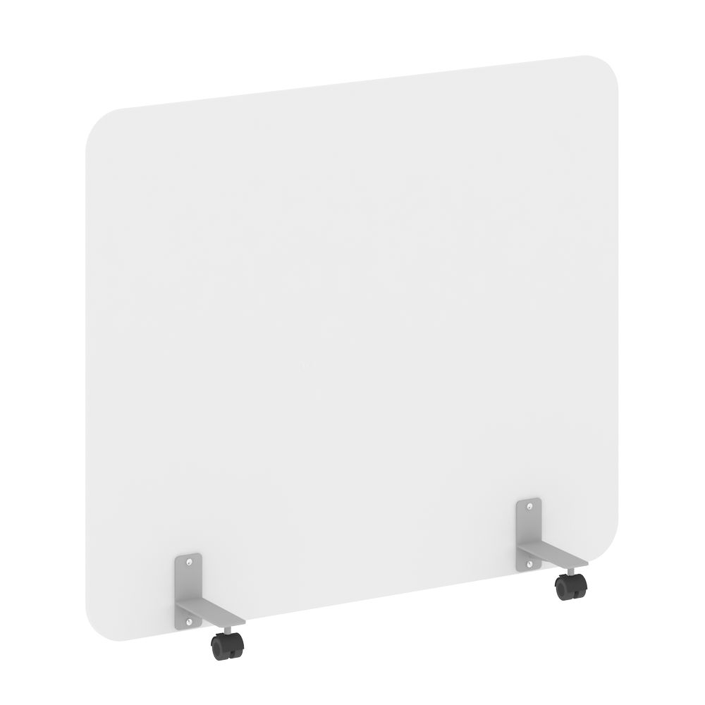 Перегородка на металлических опорах, на роликах R-line DP.R-140-120 Белый Бриллиант