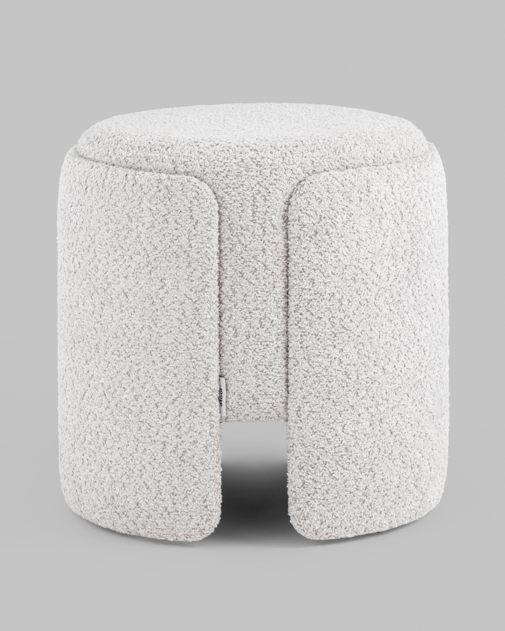 Пуф Taks букле (светло-серый)