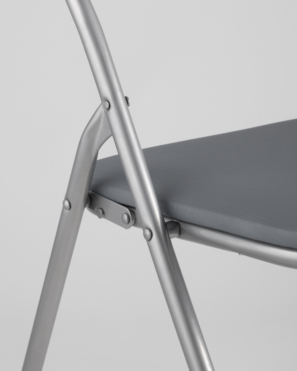 Стул складной Джек экокожа Серый