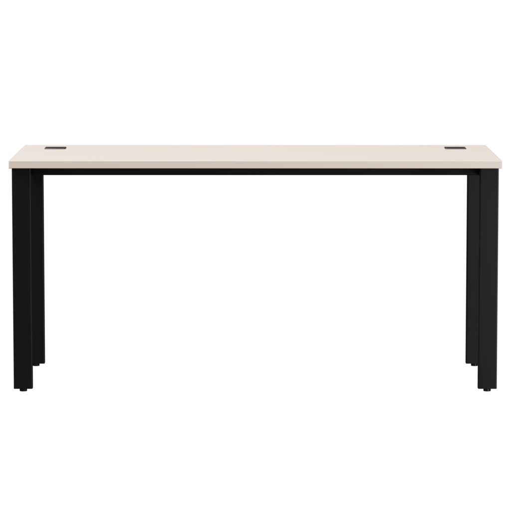 Стол прямой на металлокаркасе, опоры 90 гр Everprof EVO 254S008 Кашемир Черный