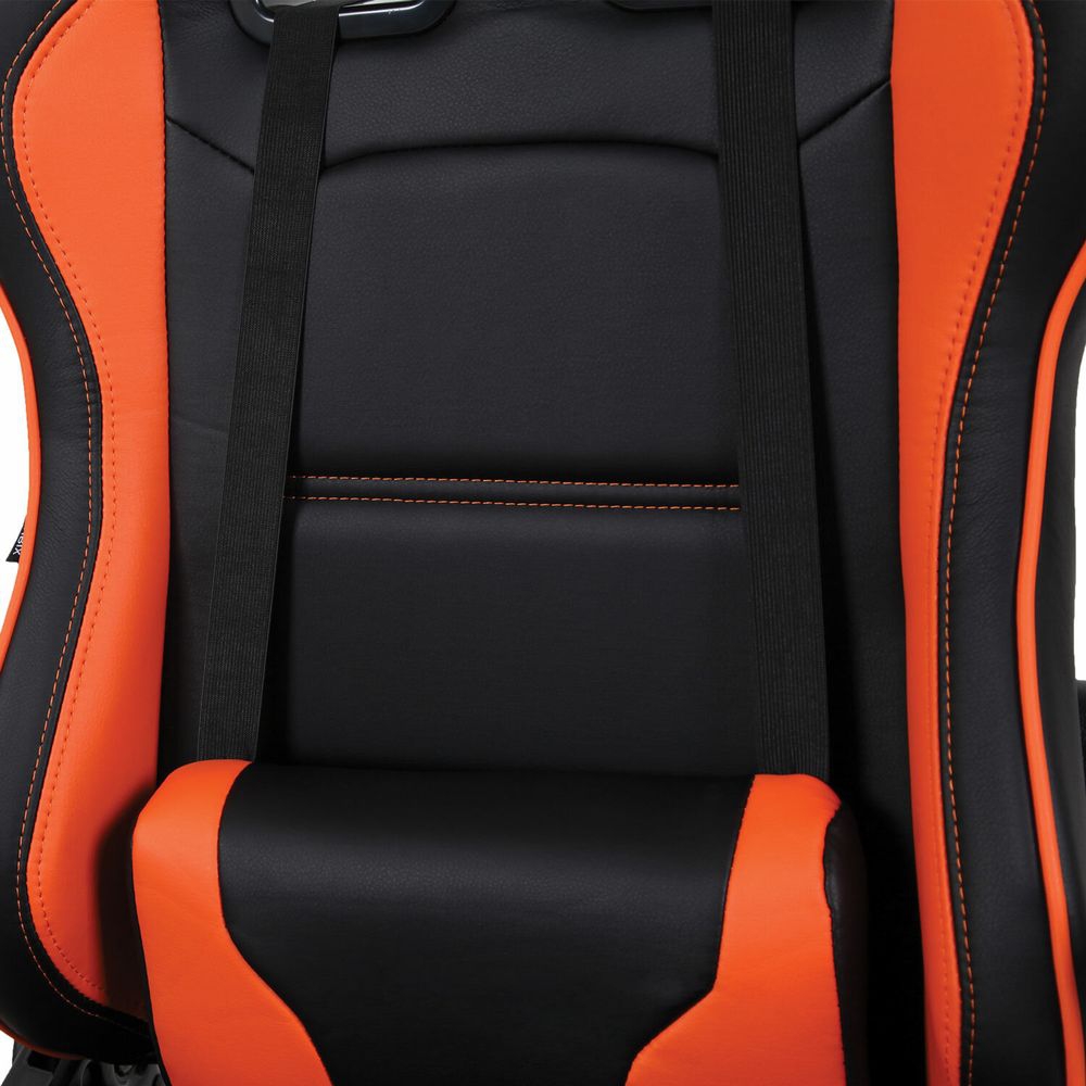 Кресло компьютерное BRABIX GT Racer GM-100 Черный-оранжевый