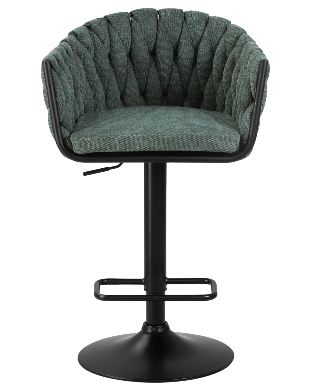 Стул барный DOBRIN LEON Зеленая ткань LAR 275-23