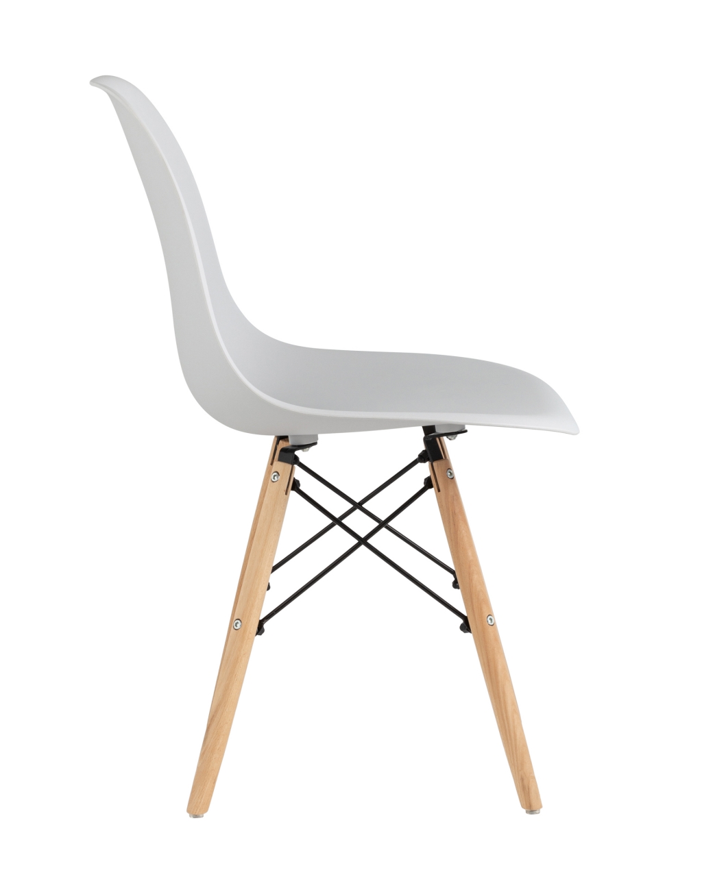 Стул Eames Style DSW светло-серый (разборный каркас)