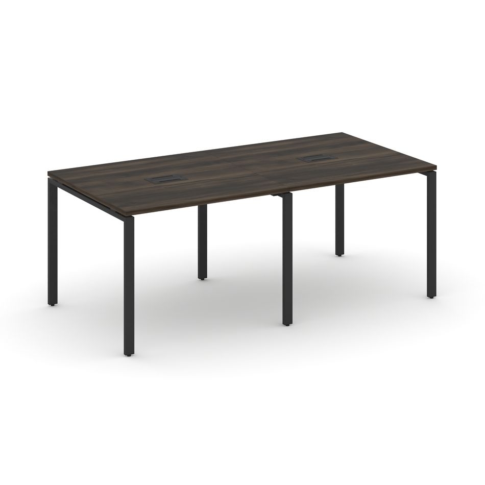 Стол переговорный (2 столешницы) CONCEPT CN.PRG-021 Дуб Мали Черный