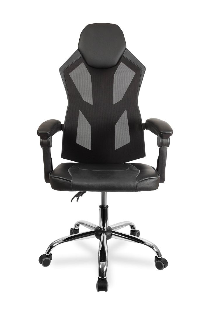 Кожаное компьютерное кресло CLG-802 LXH Black