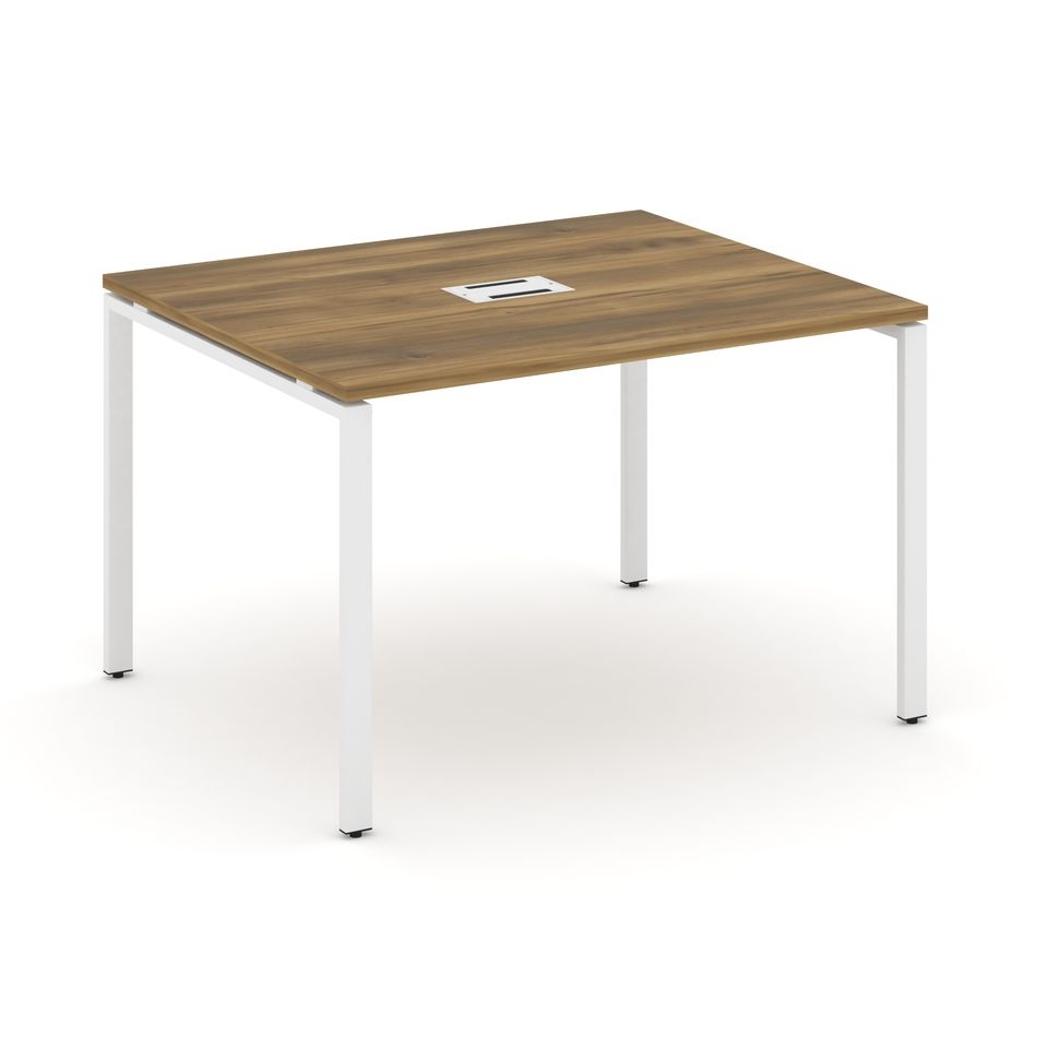 Стол переговорный (1 столешница) CONCEPT CN.PRG-012 Сандал Янтарный Белый