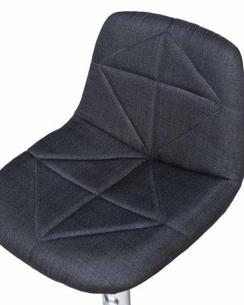 Стул барный DOBRIN DINA (черный) 2 шт